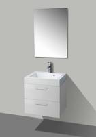 Lambini Designs New York badkamermeubel hoogglans wit 58cm