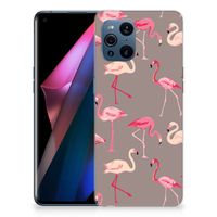 OPPO Find X3 | X3 Pro TPU Hoesje Flamingo - thumbnail