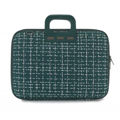 Bombata laptoptas Tweed 15,6 inch 43 x 33 x 7 cm nylon groen