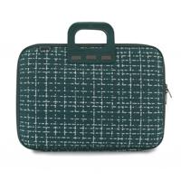 Bombata laptoptas Tweed 15,6 inch 43 x 33 x 7 cm nylon groen