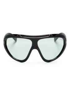 TOM FORD Eyewear lunettes de soleil Linden à monture oversize - Noir