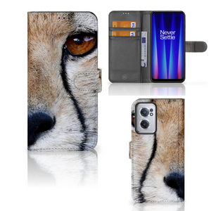 OnePlus Nord CE 2 Telefoonhoesje met Pasjes Cheetah