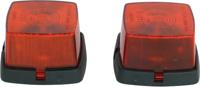 Carpoint zijlampen 12 Volt 63 x 67 mm 2 stuks rood
