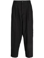 Comme des Garçons Homme Deux pantalon plissé à coupe sarouel - Noir