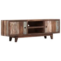 Tv-meubel vintage stijl 118x30x40 cm massief acaciahout