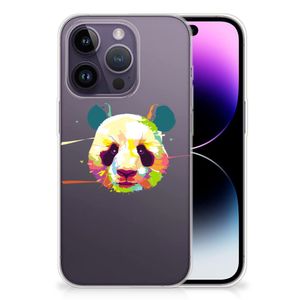 Apple iPhone 14 Pro Telefoonhoesje met Naam Panda Color