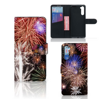 OnePlus Nord Wallet Case met Pasjes Vuurwerk