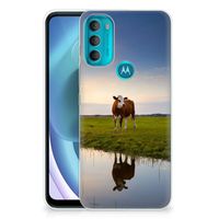 Motorola Moto G71 5G TPU Hoesje Koe - thumbnail