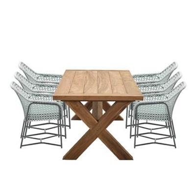 Garden Impressions Timmy tuinset 7-delig groen - Eidar tuintafel