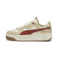 PUMA Carina Street Lux Sneaker voor dames, Alpine Snow Mars Rode Geroosterde Amandel, 36 EU