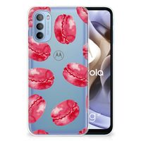 Motorola Moto G31 | G41 Siliconen Case Pink Macarons - thumbnail