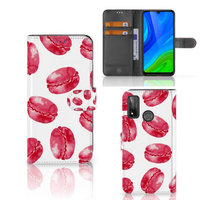 Huawei P Smart 2020 Book Cover Pink Macarons - thumbnail