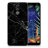 LG K40 TPU Siliconen Hoesje Marmer Zwart - Origineel Cadeau Vader