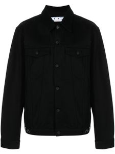 Off-White x Neen veste en jean à broderies - Noir