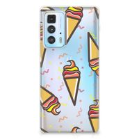 Motorola Edge 20 Pro Siliconen Case Icecream - thumbnail