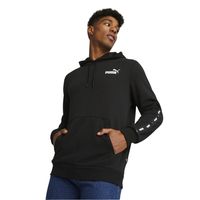 PUMA Essentials+ Tape Hoodie Zwart Wit - thumbnail