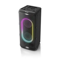 Panasonic SC-TMAX45E-K High Power Audio Systeem met Bluetooth, 1000 W, Ingebouwde Verlichting, USB, Optische Ingang voor TV, Gitaar- en Microfooningangen voor Karaoke, Zwart