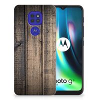 Motorola Moto G9 Play | E7 Plus Bumper Hoesje Steigerhout - thumbnail