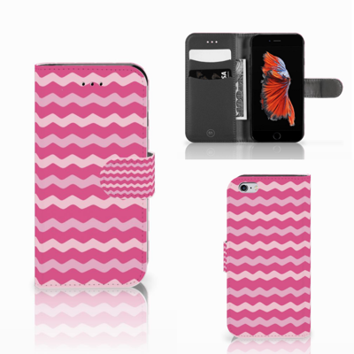 Apple iPhone 6 | 6s Telefoon Hoesje Waves Pink Apple iPhone 6 | 6s Telefoon Hoesje Waves Pink