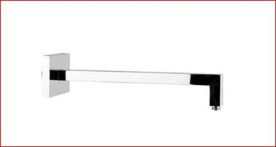 Hot Bath Mate M463CR Wandarm vierkant (verzwaard) 350mm Chroom