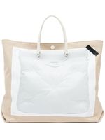 Maison Margiela Glam Slam trompe l'oeil-print tote bag - Blanc