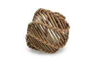 Beeztees aluka speelbal - knaagdier - riet - 9 cm