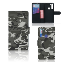Motorola Moto G8 Telefoon Hoesje Army Light