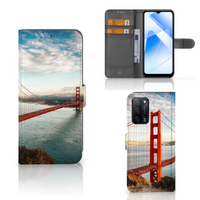 OPPO A16/A16s/A54s Flip Cover Golden Gate Bridge - thumbnail