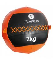 Sveltus wallball 2 kg zwart/oranje