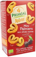 Primeal Aperitive palmiers zwarte olijf bio (60 gr)