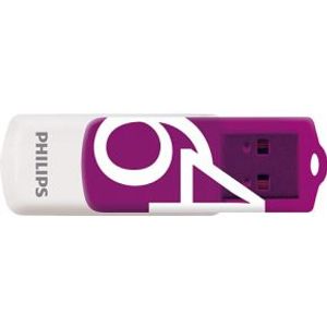 Philips FM64FD05B USB flash drive 64 GB USB Type-A 2.0 Paars, Wit