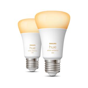 Philips Hue White Ambiance E27 800lm Duo pack