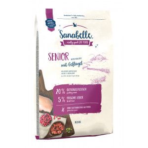 Sanabelle Senior kattenvoer met gevogelte 2 kg