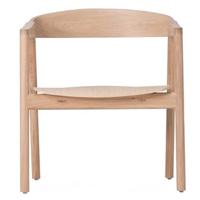 Gazzda Muna lounge stoel whitewash