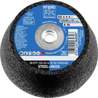 PFERD 63418402 Schuurpan 50 ETT 125-25 A 16 SG STEELOX/M14 Diameter: 125 mm 2 stuk(s) - thumbnail