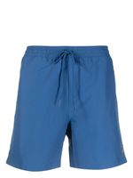 Carhartt WIP embroidered-logo swim shorts - Bleu - thumbnail