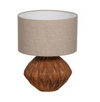 WOOOD Exclusive Tafellamp Torin Mangohout, 39cm hoog - Naturel - thumbnail