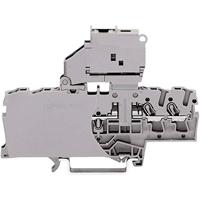 WAGO Verbindingsstuk voor zekeringen 2002-1811, 6,20 mm, trekveer, grijs, 1 stuk