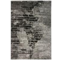 Merinos - Muur Design Vloerkleed - Ibiza 20270-95 - Grijs-160 x 230 cm