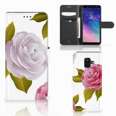 Samsung Galaxy A6 2018 Hoesje Roses