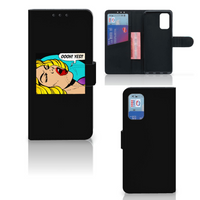 Samsung Galaxy A32 4G Wallet Case met Pasjes Popart Oh Yes - thumbnail