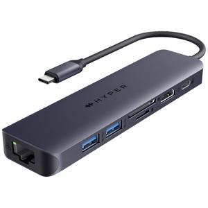 HYPER HyperDrive EcoSmart Gen.2 Hub USB-C mini-dockingstation Geschikt voor merk: Universeel USB-C Power Delivery