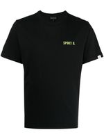 SPORT b. by agnès b. t-shirt à logo imprimé - Noir