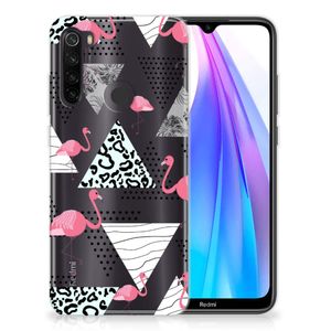 Xiaomi Redmi Note 8T TPU Hoesje Flamingo Triangle