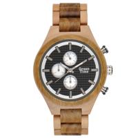 GreenTime ZW101B Houten Horloge 46mm