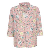 Tuniekblouse van bio-katoen, mauve-motief 44