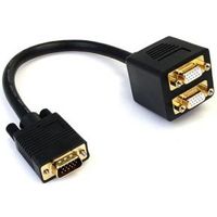 StarTech.com 30 cm VGA naar 2x VGA Video Splitter M/F - thumbnail