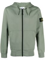 Stone Island hoodie en coton à motif Compass - Vert