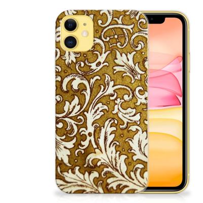 Siliconen Hoesje Apple iPhone 11 Barok Goud