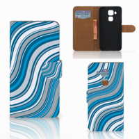 Huawei Nova Plus Telefoon Hoesje Waves Blue